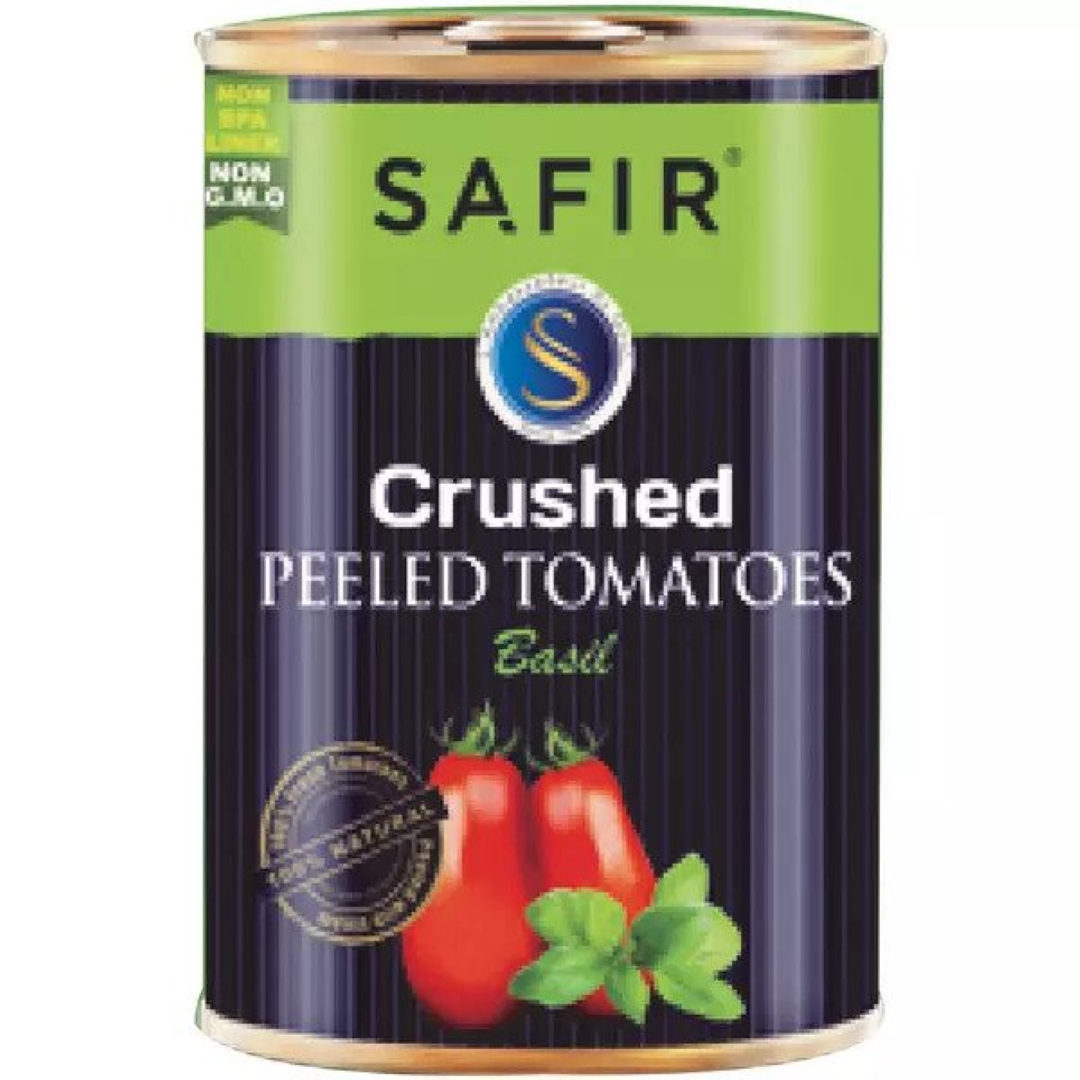 SAFIR CRUSHED PEELED TOMATOES 24PK 400G